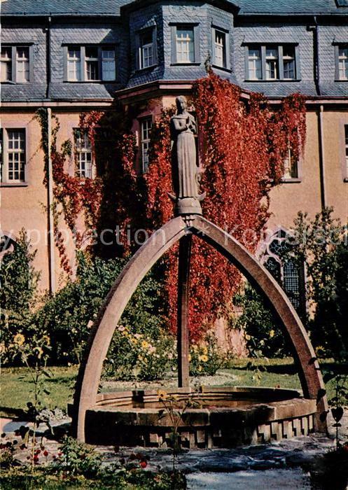 Grosslittgen Innenhof des Klosters Himmerod mit Mari