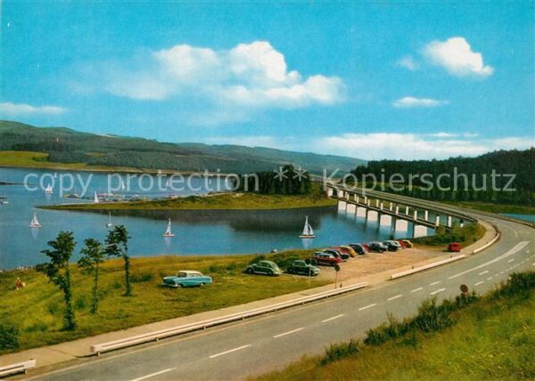 Biggesee Listertal Doppelstockbrücke Stausee