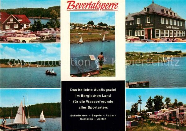 Hueckeswagen Bevertalsperre Stausee Campingplatz Hot