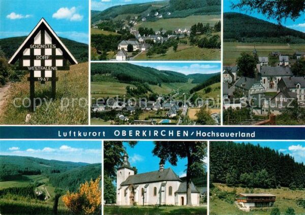 Oberkirchen Sauerland Schönstes Dorf Westfalens 1967 Ortsansi