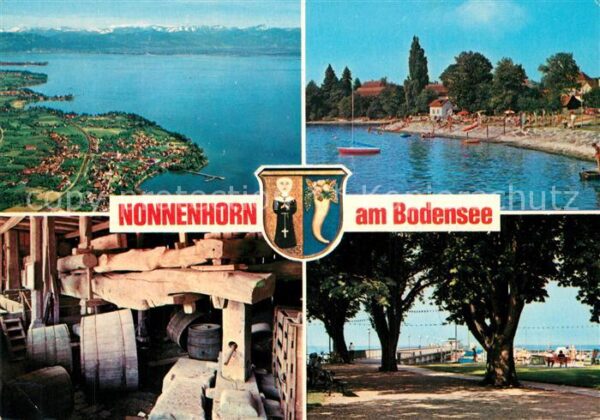 Nonnenhorn Badestrand Promenade Anleger Alpenpanor