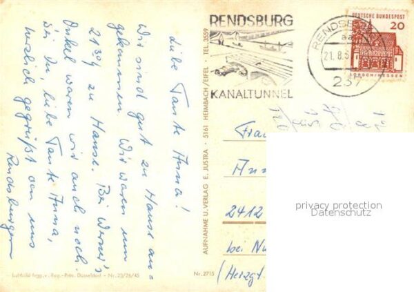 Dueren Rheinland Zentrum Fliegeraufnahme Hochhäuser Denk – Bild 2