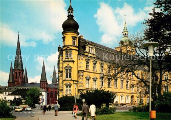 Oldenburg Niedersachsen Lambertikirche und Schloss