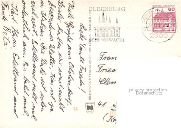 Oldenburg Niedersachsen Schloss Zentrum Lambertikirche Stautor – Bild 2