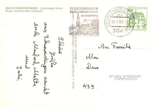 Schneverdingen Einkaufszentrum Kirche Quellenbad Verke – Bild 2