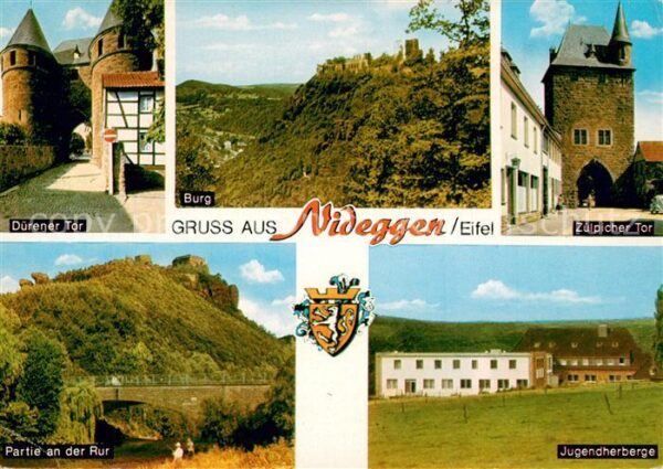 Nideggen Eifel Dürener Tor Burgruine Zülpicher Tor Jug