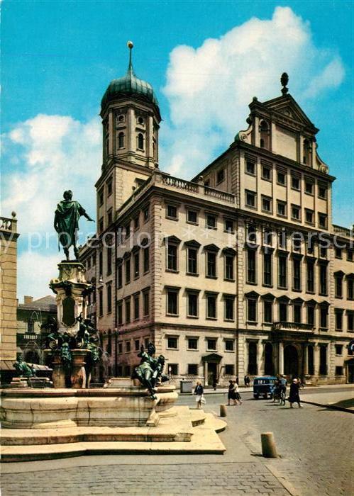 Augsburg Rathaus Brunnen Historische Sammlung