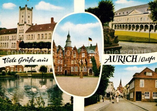 Aurich Ostfriesland Schloss Regierung Marstall Behördenhaus