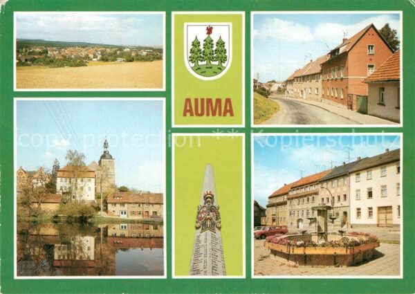 Auma-Weidatal Übersicht Zeulenrodaer Strasse Pfarrtei