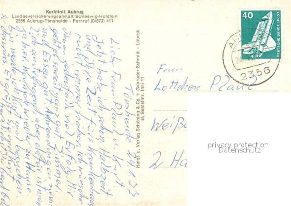 Toensheide Kuklinik Aukrug der LVA – Bild 2