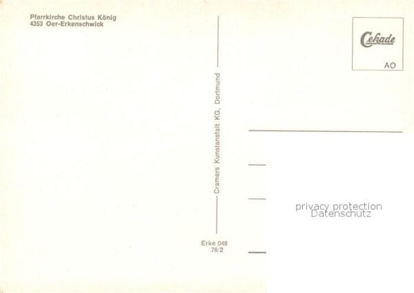 Oer-Erkenschwick Pfarrkirche Christus König Innenansicht – Bild 2