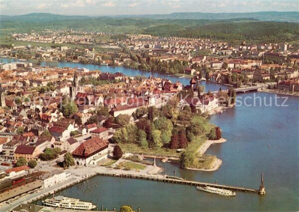 Konstanz Bodensee Fliegeraufnahme