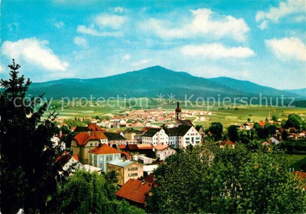 Koetzting Panorama Blick zum Kaitersberg