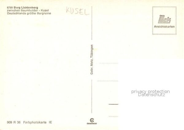 Baumholder Nahe Burg Lichtenberg Deutschlands grösste B – Bild 2