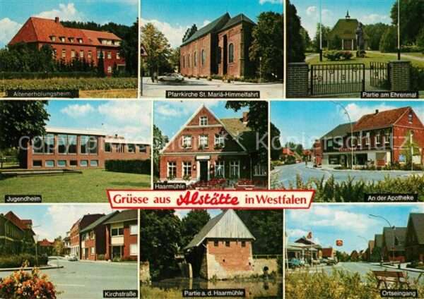 Alstaette Erholungsheim Jugendheim Strassenpartie