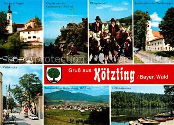Koetzting Partie am Regen Kreuzfelsen Kaitersberg