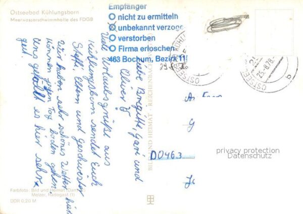 Kuehlungsborn Ostseebad Meerwasserschwimmhalle des FDGB – Bild 2