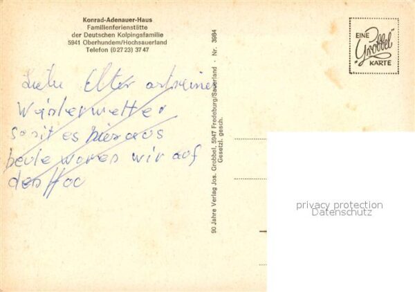 Oberhundem Konrad Adenauer Haus Ferienstätte der K – Bild 2