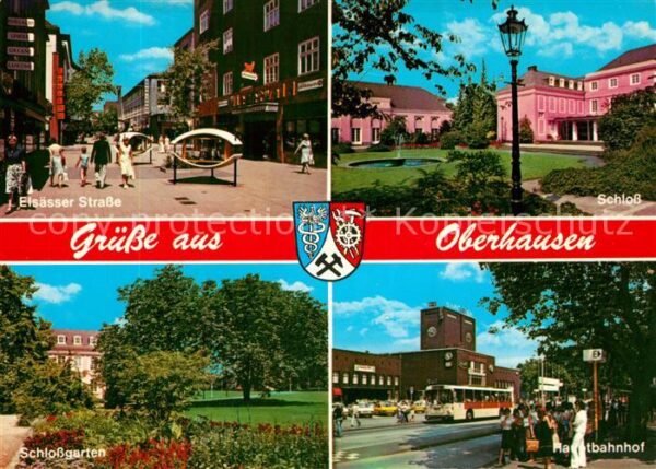 Oberhausen Elsässer Strasse Schloss Schlossgarten