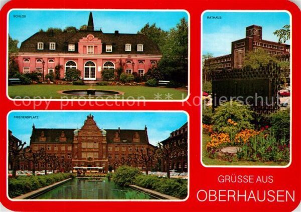 Oberhausen Schloss Rathaus Friedensplatz