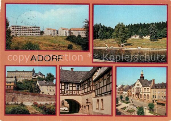 Adorf Vogtland Neubaugebiet Waldbad Pfortenberg Heimat