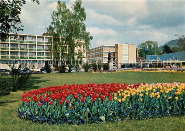 Reutlingen BW Friedrich List Platz mit Parkhotel Tulp