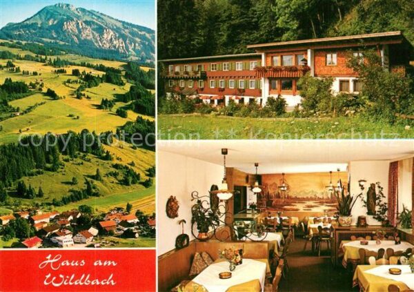 Rettenberg Oberallgaeu Hotel Restaurant Haus am Wildbach Allgä