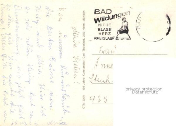 Bad Reinhardsquelle Sanatorium Hartenstein Haus Fortuna – Bild 2