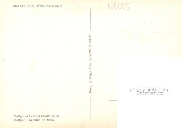 Neuss Schloss Dyck Fliegeraufnahme – Bild 2