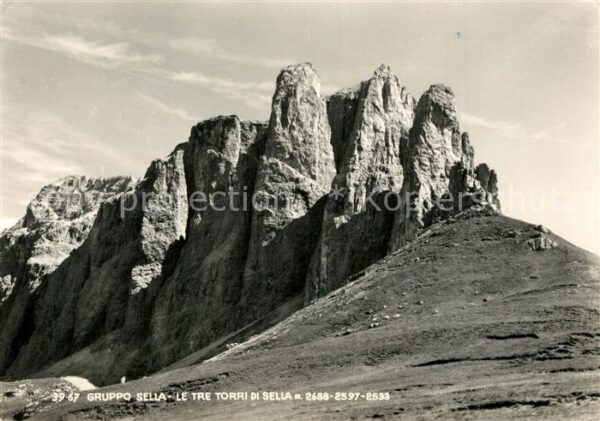 Canazei Gruppo Sella Le tre Torri di Sella Sell