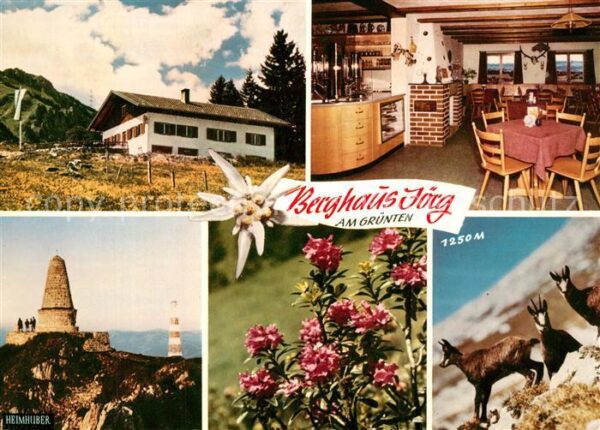 Kranzegg Berghaus Jörg am Grünten Allgäuer Alpen