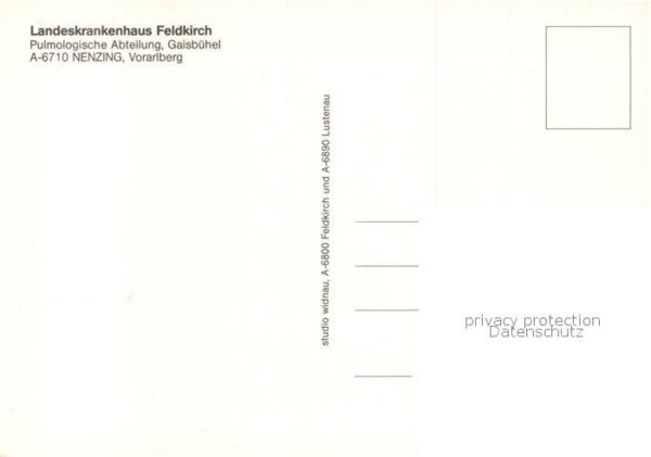 Nenzing Vorarlberg Landeskrankenhaus Feldkirch – Bild 2
