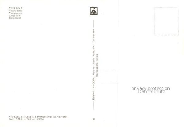 Verona Veneto Veduta aerea – Bild 2