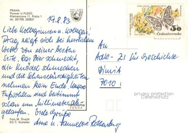 Praha Prahy Prague Hotel Restaurant Pivovar u Fleku – Bild 2