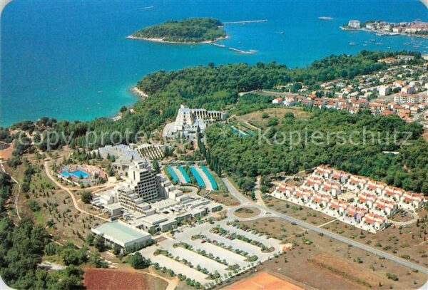 Porec Ferienanlagen Hotels Fliegeraufnahme
