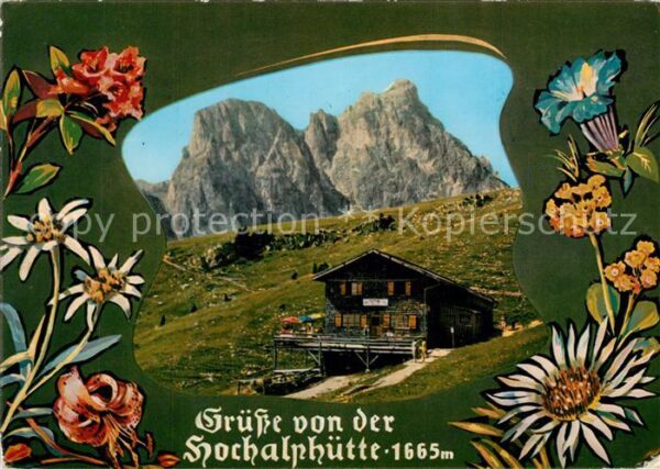 Pfronten Hochalphütte mit Aggenstein Allgäuer Al