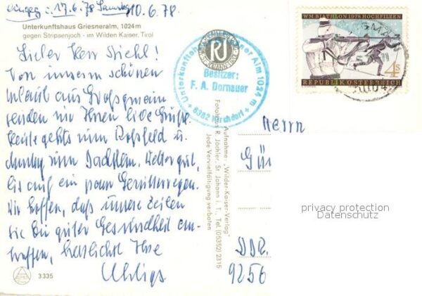 Kirchdorf Tirol Unterkunftshaus Griesneralm gegen Strip – Bild 2