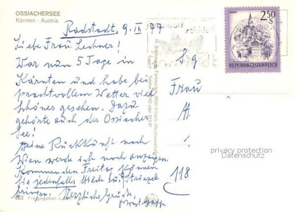 Ossiachersee und Umgebung Fliegeraufnahme – Bild 2