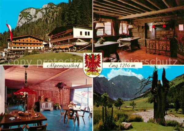 Hinterriss Tirol Alpengasthof Eng Landschaftspanorama Gr