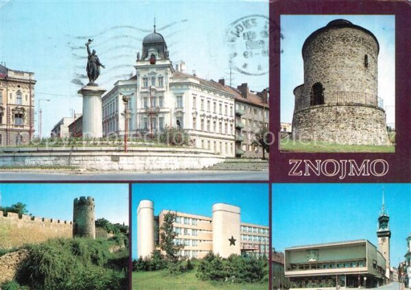 Znojmo Denkmal Turm Stadtmauer Gebäude