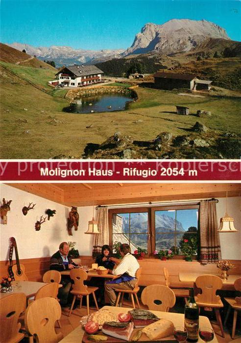 Kastelruth Suedtirol Molignon Haus Rifugio Seiser Alm Hochpl
