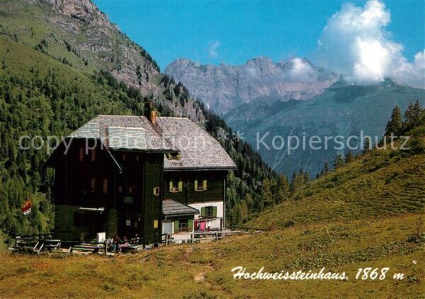 Hochweisssteinhaus Blick gegen Lienzer Dolomiten