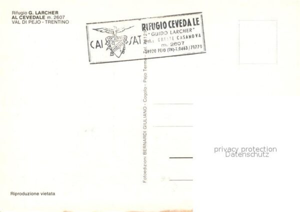 Peio Rifugio Cevedale Guido Larcher Berghütt – Bild 2