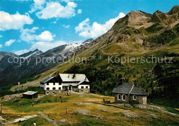 Zufallhuette Martelltal Berghaus Rifugio Nino Corsi Val Martell