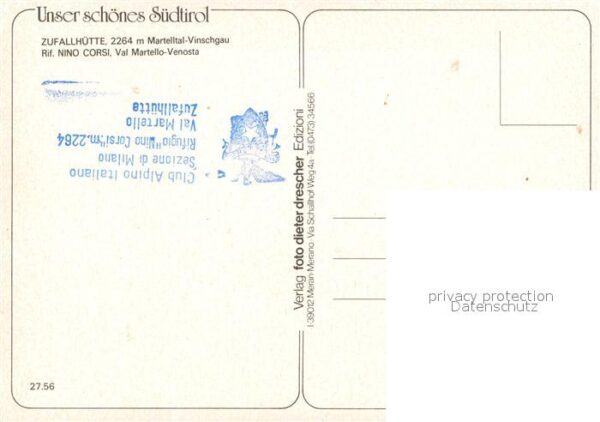 Zufallhuette Martelltal Berghaus Rifugio Nino Corsi Val Martell – Bild 2