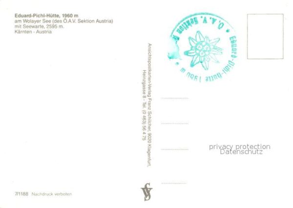 Wolayersee Eduard Pichl Hütte mit Seewarte – Bild 2