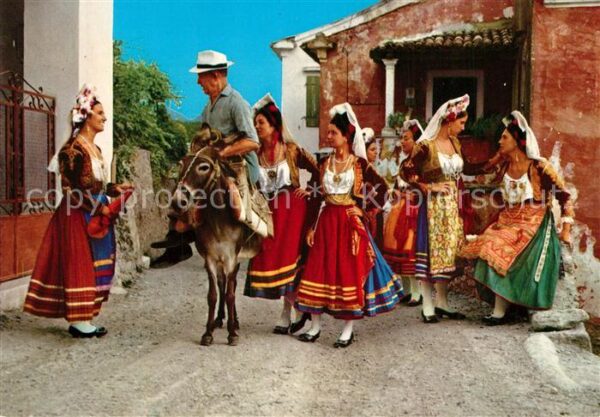 Korfu Corfu Volkstrachten