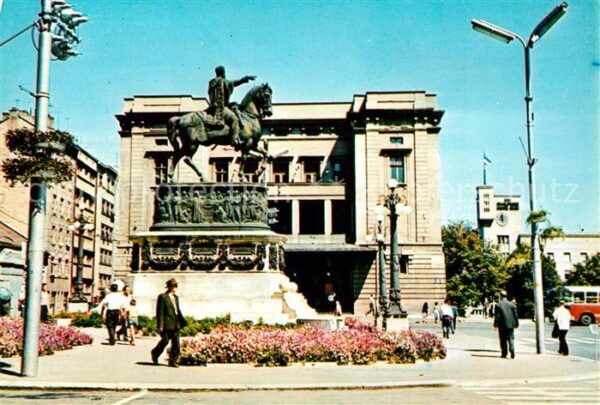 Beograd Belgrad Trg Republike Denkmal Reiterstandbild