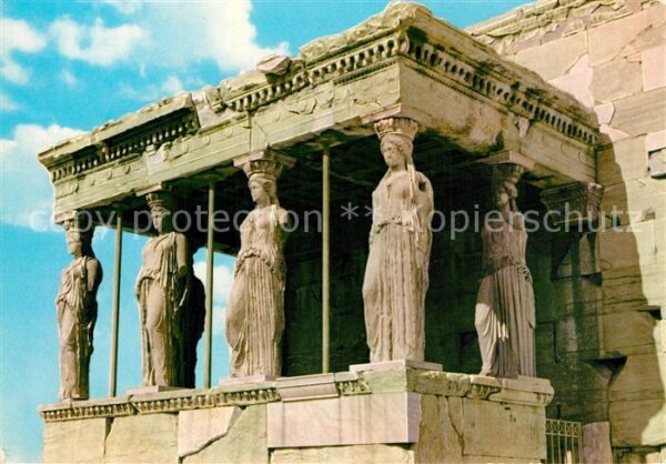 Athenes Athen Akropolis Karyatiden