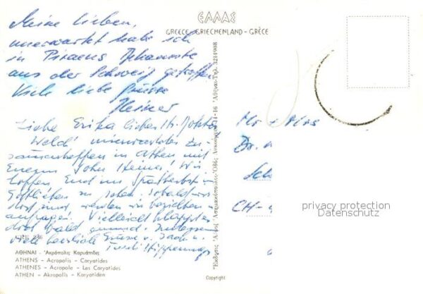 Athenes Athen Akropolis Karyatiden – Bild 2